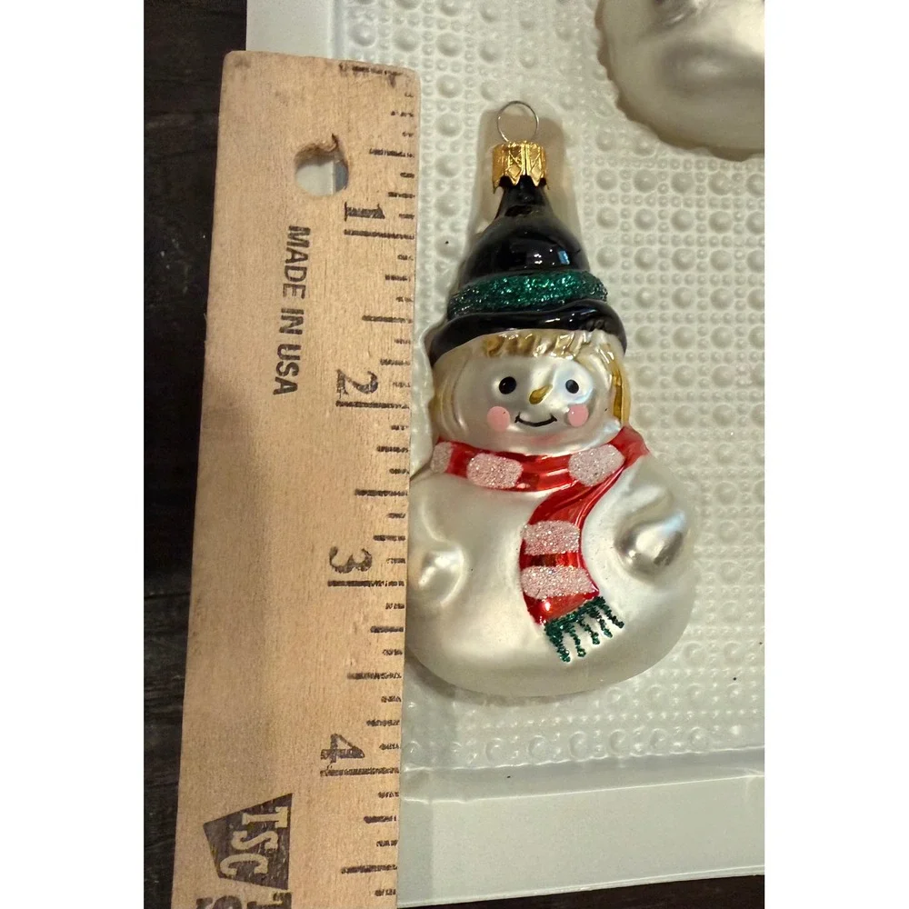 Target snowman glass